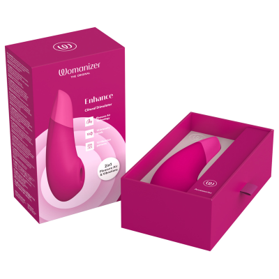WOMANIZER ENHANCE ESTIMULADOR DE CLITORIS ROSA VIBRANTE