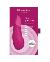 WOMANIZER ENHANCE ESTIMULADOR DE CLITORIS ROSA VIBRANTE