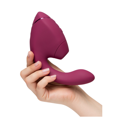 WOMANIZER DUO NEXT ESTIMULADOR VIBRADOR DUAL CLITORIS PUNTOG ROSA