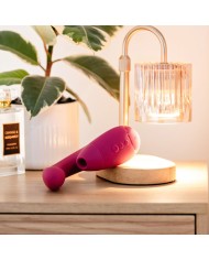 WOMANIZER DUO NEXT ESTIMULADOR VIBRADOR DUAL CLITORIS PUNTOG ROSA
