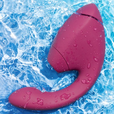 WOMANIZER DUO NEXT ESTIMULADOR VIBRADOR DUAL CLITORIS PUNTOG ROSA