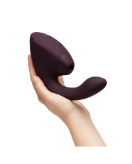 WOMANIZER DUO NEXT ESTIMULADOR VIBRADOR DUAL CLITORIS PUNTOG MORADO