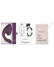 WOMANIZER DUO NEXT ESTIMULADOR VIBRADOR DUAL CLITORIS PUNTOG MORADO