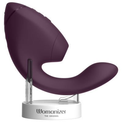 WOMANIZER DUO NEXT ESTIMULADOR VIBRADOR DUAL CLITORIS PUNTOG MORADO