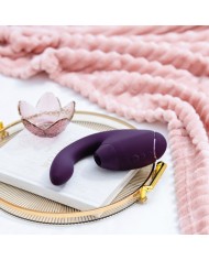 WOMANIZER DUO NEXT ESTIMULADOR VIBRADOR DUAL CLITORIS PUNTOG MORADO