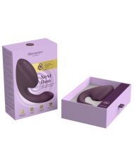 WOMANIZER DUO NEXT ESTIMULADOR VIBRADOR DUAL CLITORIS PUNTOG MORADO