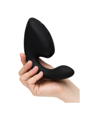 WOMANIZER DUO NEXT ESTIMULADOR VIBRADOR DUAL CLITORIS PUNTOG NEGRO