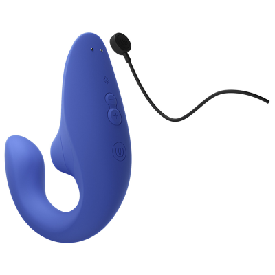 WOMANIZER BLEND ESTIMULADOR VIBRADOR RABBIT AZUL