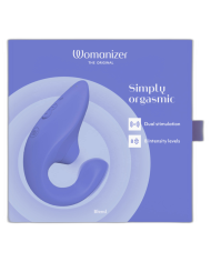 WOMANIZER BLEND ESTIMULADOR VIBRADOR RABBIT AZUL