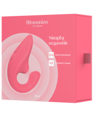WOMANIZER BLEND ESTIMULADOR VIBRADOR RABBIT ROSA