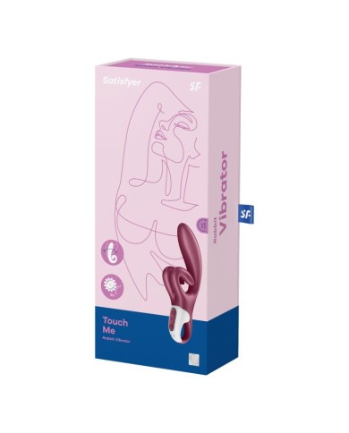 SATISFYER TOUCH ME VIBRADOR RABBIT ROJO SATISFYER TOUCH ME VIBRADOR RABBIT ROJO