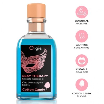 ORGIE SET DE MASAJE BESABLE ALGODON DE AZUCAR 100 ML