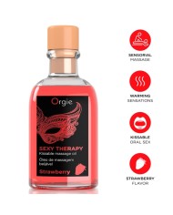 ORGIE LIPS ACEITE DE MASAJE BESABLE FRESA 100 ML