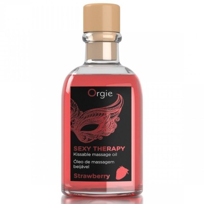 ORGIE LIPS ACEITE DE MASAJE BESABLE FRESA 100 ML