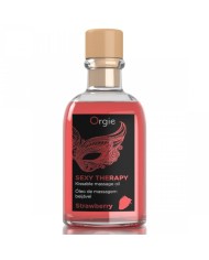 ORGIE LIPS ACEITE DE MASAJE BESABLE FRESA 100 ML