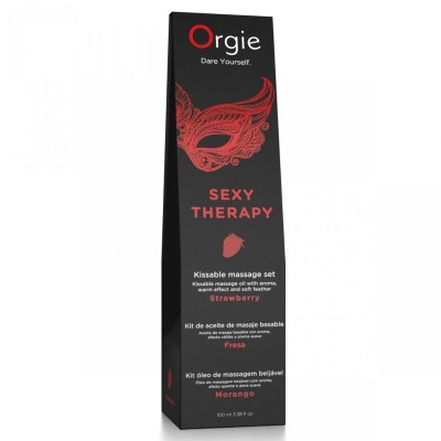 ORGIE LIPS ACEITE DE MASAJE BESABLE FRESA 100 ML