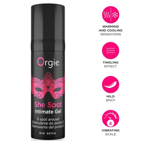 ORGIE SHE SPOT GEL INTIMO ESTIMULANTE PUNTO G 15 ML