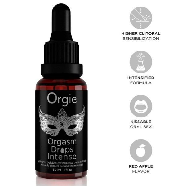 ORGIE ORGASM DROPS INTENSE GOTAS ESTIMULANTES PARA CLITORIS 30 ML
