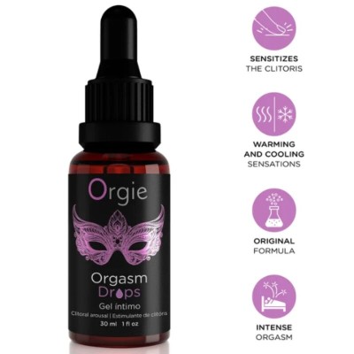 ORGIE ORGASM DROPS GOTAS ESTIMULANTES PARA CLITORIS 30 ML