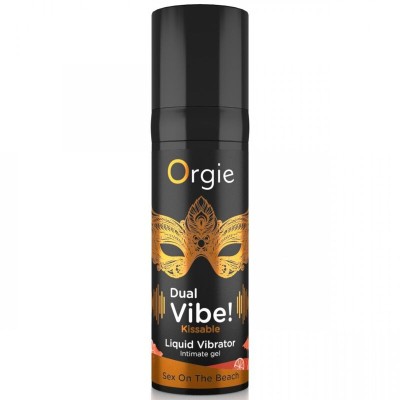ORGIE DUAL VIBE SEX ON THE BEACH GEL INTIMO BESABLE EFECTO VIBRANTE 15 ML
