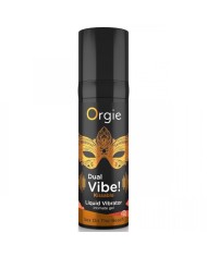 ORGIE DUAL VIBE SEX ON THE BEACH GEL INTIMO BESABLE EFECTO VIBRANTE 15 ML