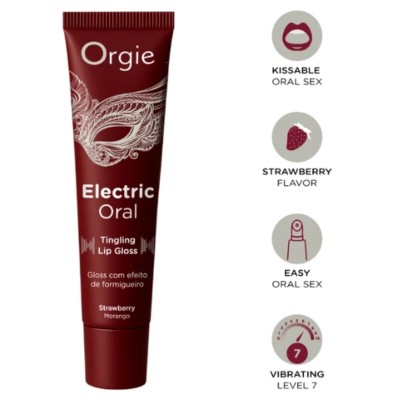 ORGIE ELECTRIC ORAL GLOSS LABIAL BESABLE EFECTO HORMIGUEO 15 ML