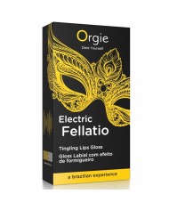 ORGIE ELECTRIC FELLATIO GLOSS LABIAL BESABLE EFECTO VIBRANTE 10 ML