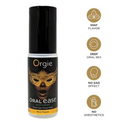 ORGIE ORAL EASE SPRAY BUCAL Y GARGANTA SABOR MENTA 50 ML