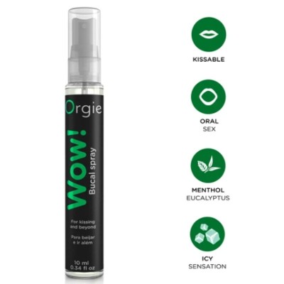 ORGIE WOW SPRAY BUCAL BESABLE MENTOL Y EUCALIPTO 10 ML