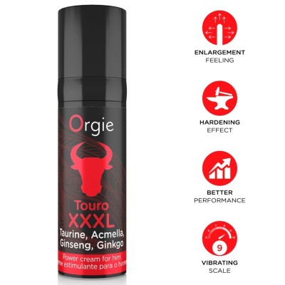 ORGIE TOURO XXXL CREMA POTENCIADORA PARA HOMBRE 15 ML