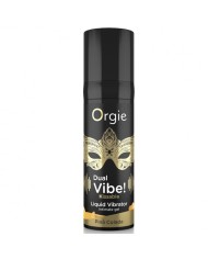 ORGIE DUAL VIBE PINA COLADA GEL INTIMO BESABLE EFECTO VIBRANTE 15 ML