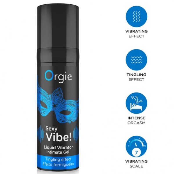 ORGIE SEXY VIBE GEL INTIMO EFECTO VIBRANTE 15 ML
