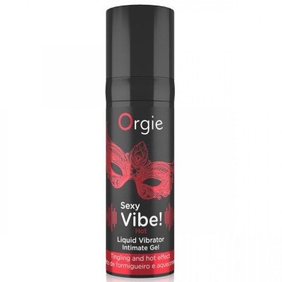 ORGIE SEXY VIBE HOT GEL INTIMO EFECTO VIBRANTE Y CALOR 15 ML
