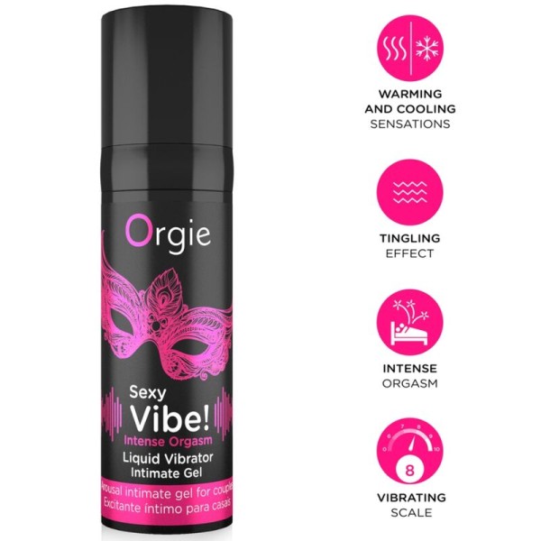 ORGIE SEXY VIBE INTENSE ORGASM GEL INTIMO MULTISENSACION 15 ML