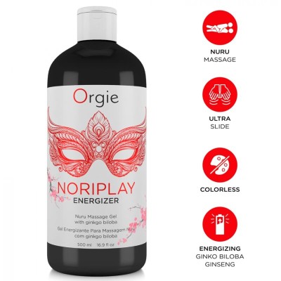 ORGIE NORIPLAY ENERGIZER GEL NURU ESTIMULANTE PARA MASAJE CUERPO A CUERPO 500 ML