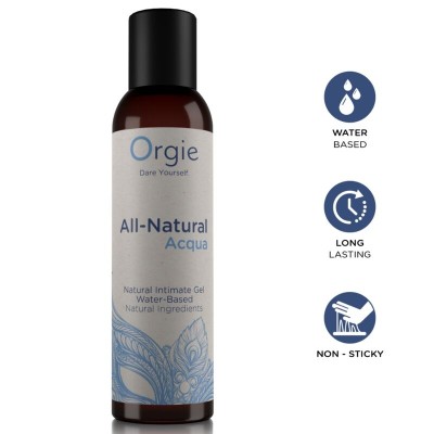 ORGIE ALL NATURAL ACQUA GEL INTIMO BASE AGUA 150 ML