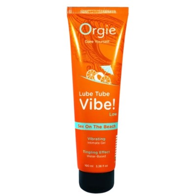 ORGIE LUBE TUBE VIBE SEX ON THE BEACH GEL INTIMO BESABLE EFECTO HORMIGUEO SUAVE 100 ML