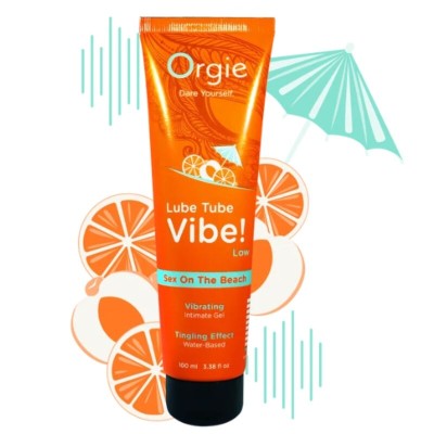 ORGIE LUBE TUBE VIBE SEX ON THE BEACH GEL INTIMO BESABLE EFECTO HORMIGUEO SUAVE 100 ML