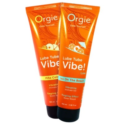ORGIE LUBE TUBE VIBE SEX ON THE BEACH GEL INTIMO BESABLE EFECTO HORMIGUEO SUAVE 100 ML