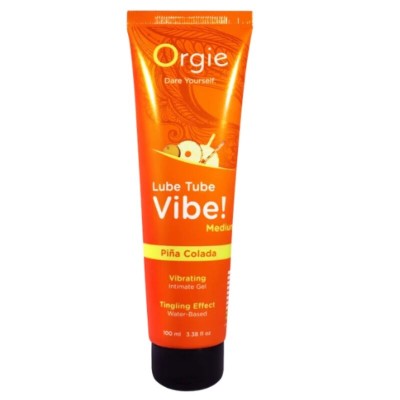 ORGIE LUBE TUBE VIBE PINA COLADA GEL INTIMO BESABLE EFECTO HORMIGUEO MEDIO 100 ML