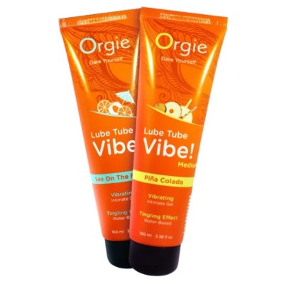 ORGIE LUBE TUBE VIBE PINA COLADA GEL INTIMO BESABLE EFECTO HORMIGUEO MEDIO 100 ML