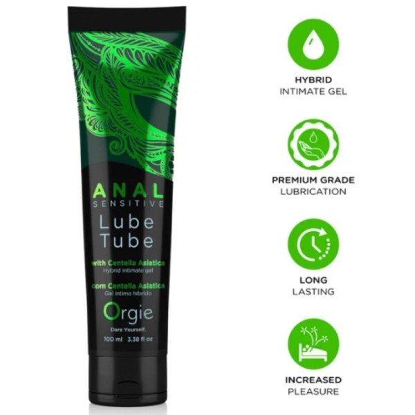 ORGIE LUBE TUBE ANAL SENSITIVE GEL INTIMO HIBRIDO PARA SEXO ANAL 100 ML