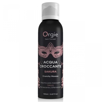 ORGIE ACQUA CROCCANTE ESPUMA CRUJIENTE SAKURA PARA MASAJE 150 ML