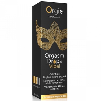 ORGIE ORGASM DROPS VIBE GOTAS ESTIMULANTES EFECTO VIBRANTE PARA CLITORIS 15 ML