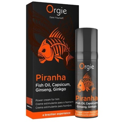 ORGIE PIRANHA CREMA POTENCIADORA PARA HOMBRE 15 ML
