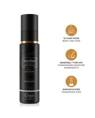 ORGIE SENSFEEL ELIXIR DE SEDUCCION PARA HOMBRE 10 EN 1 CUERPO Y CABELLO 100 ML