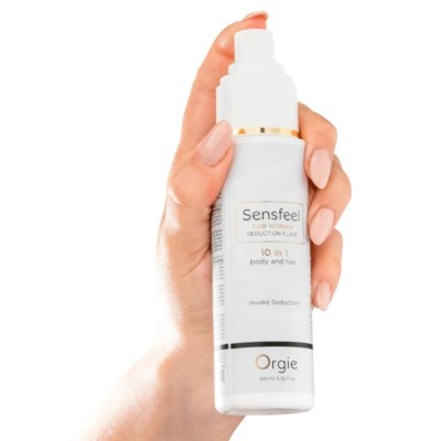 ORGIE SENSFEEL ELIXIR DE SEDUCCION PARA MUJER 10 EN 1 CUERPO Y CABELLO 100 ML