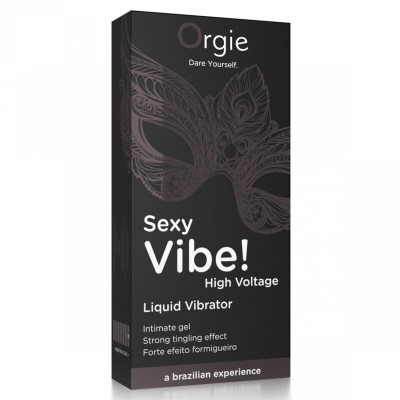 ORGIE SEXY VIBE HIGH VOLTAGE GEL INTIMO EFECTO VIBRANTE EXTRA FUERTE 15 ML