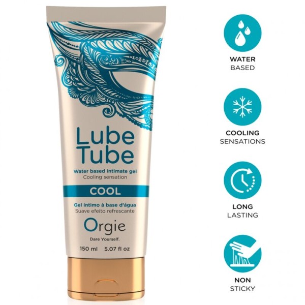 ORGIE LUBE TUBE COOL GEL INTIMO BASE AGUA EFECTO FRIO 150 ML