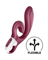 SATISFYER LOVE ME VIBRADOR RABBIT ROJO